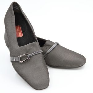 Munro Cindi Grey Stretch Slip-On Shoes 8.5 W